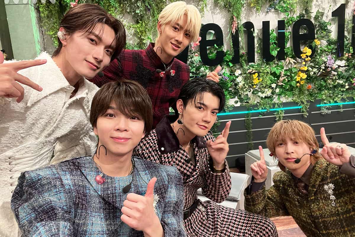 2025年5月10日、音楽番組『Venue101』(NHK)に出演したM!LKの塩崎太智(番組の公式Xより)