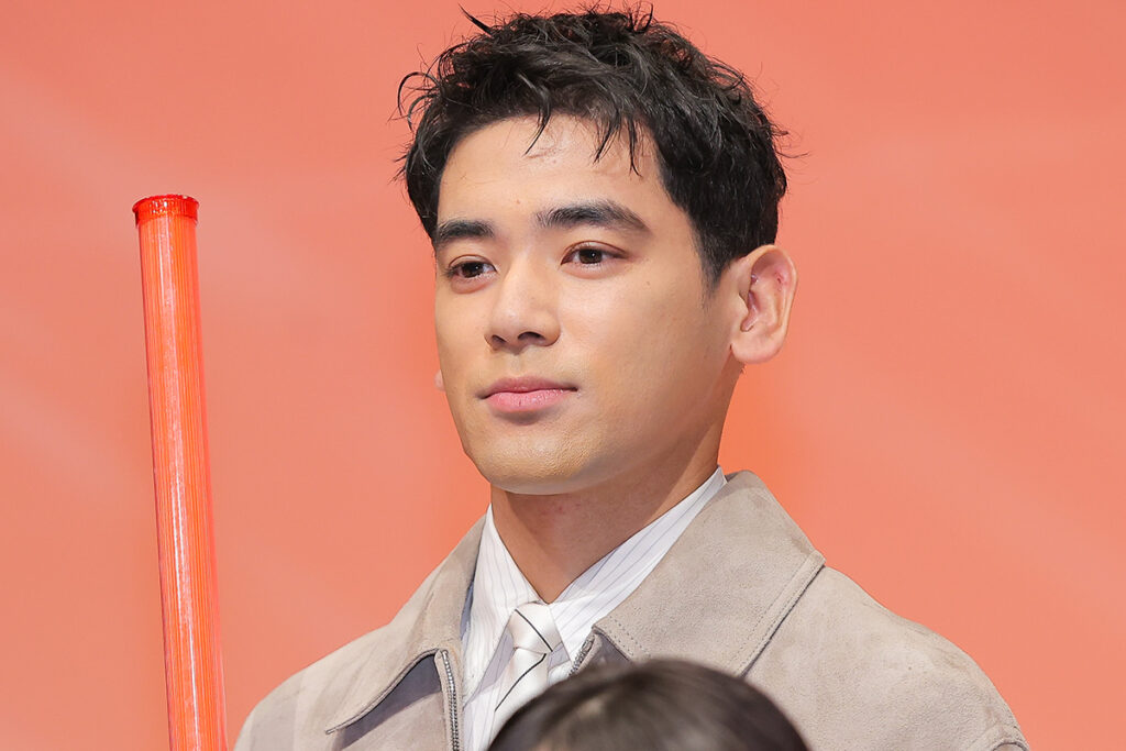 UTA、初の民放ドラマで関西弁に挑戦 共演・木村祐一は太鼓判「ロックンローラーの孫ですから」 | ENCOUNT 記者会見に出席したUTA【写真:ENCOUNT編集部】