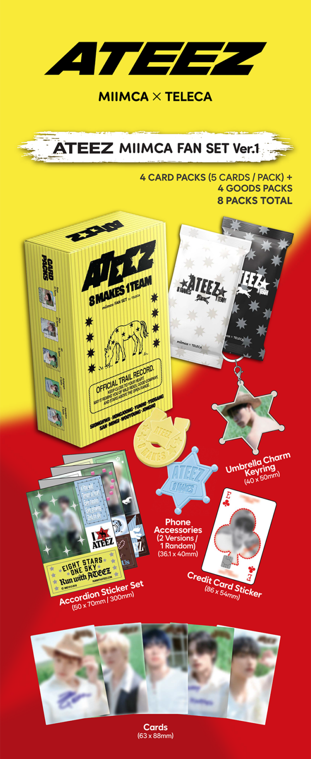 【11月11日店頭販売開始】ATEEZ〈MIIMCA x TELECA COLLECTION CARD〉発売決定!! – D'PARTMENT ONLINE STORE